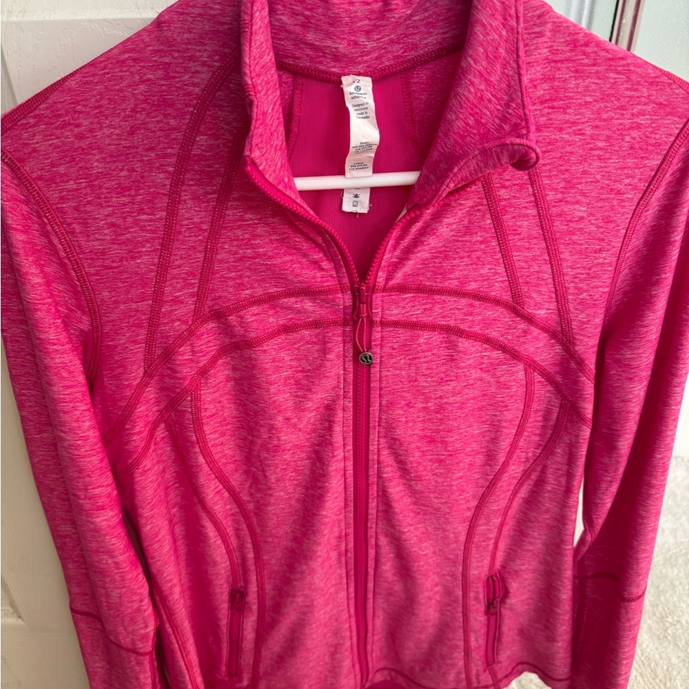 lululemon athletica Pink Heather Define Jacket